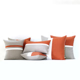 Burnt Orange Pillow Cover Set of 6