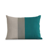 Colorblock Pillow - Sienna or Biscay Bay