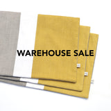 WAREHOUSE SALE 12x16 Colorblock Pillow Cover with Cream Stripe