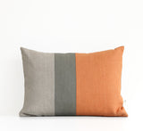 Colorblock Pillow - Pumpkin