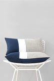 Nautical Chambray Colorblock Pillow
