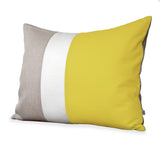 Colorblock Pillow - Yellow/Cream/Natural