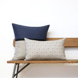 Window Pane Pillow - Hand Embroidered