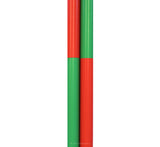 Colorblock Wrapping Paper - Red and Green
