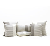 Minimal Striped Linen Lumbar Pillow