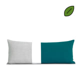 OUTDOOR Colorblock Pillow Cover (14x35)