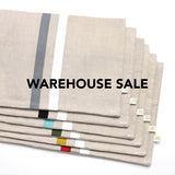 WAREHOUSE SALE 12x20 Striped Pillow Cover with Cream Stripe