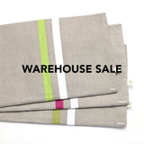 WAREHOUSE SALE 12x20 Striped Pillow Cover with Cream Stripe