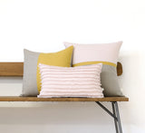 Pale Pink Layered Fringe Pillow