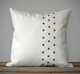 Studded Linen Pillow - 20x20