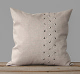 Studded Linen Pillow - 20x20