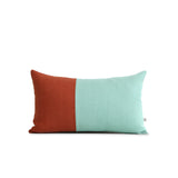 Multicolor Two Tone Colorblock Pillow - Limited Edition Colors