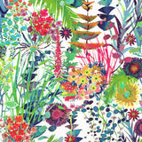 Limited Edition: Abstract Floral Liberty Print Pillow Cover - Tresco Navy