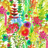 Limited Edition: Abstract Floral Liberty Print Pillow Cover - Tresco Orange
