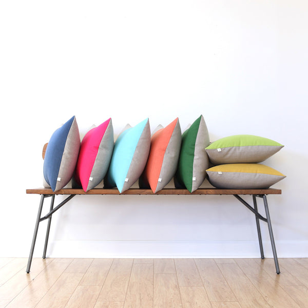 Two Tone Colorblock Pillows