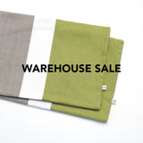 WAREHOUSE SALE 12x16 Colorblock Pillow Cover with Cream Stripe