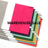 WAREHOUSE SALE 12x16 Colorblock Pillow Cover with Cream Stripe