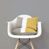 Squash Yellow Colorblock Pillow