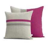 Colorblock Pillow - Sangria