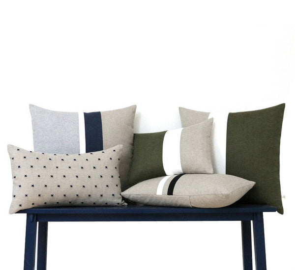 Linen Pillow Cover Set of 5: As seen in Emily Henderson's Living Room