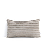 Natural Layered Fringe Pillow