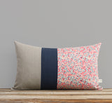 Limited Edition: Floral Liberty Print Pillow Cover - Wiltshire Pink