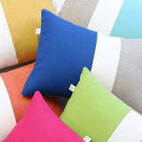 Colorblock Pillow Covers - Yellow, Hot Pink or Orange